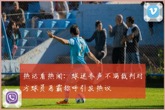 热记看热闹：球迷齐声不满裁判对方球员恶霸称呼引发热议
